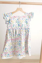 Floral easter bunny hand-smocked dress - ARIA KIDS