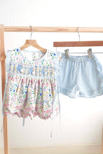 Floral easter bunny hand-smocked girl set - ARIA KIDS