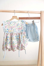 Floral easter bunny hand-smocked girl set - ARIA KIDS