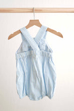 Blue easter bunny hand-smocked boy bubble - ARIA KIDS
