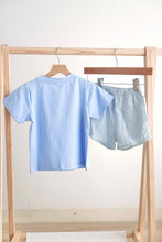 Blue easter bunny hand-smocked boy set - ARIA KIDS