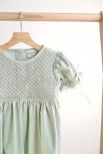 Sage hand-smocked lace girl dress - ARIA KIDS