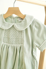 Sage hand-smocked boy bubble - ARIA KIDS