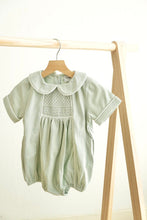 Sage hand-smocked boy bubble - ARIA KIDS