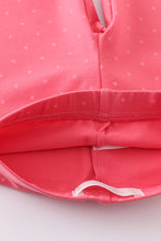 Platinum pink dot ruffle girl pants - ARIA KIDS
