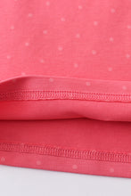 Platinum pink dot puff sleeve girl top - ARIA KIDS