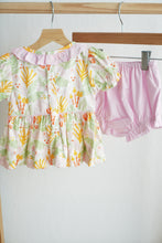 Sweet island character hand smocked bloomer set - ARIA KIDS