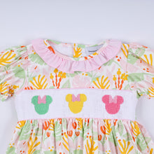 Sweet island character hand smocked ruffle pants set - ARIA KIDS