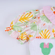 Sweet island character hand smocked ruffle pants set - ARIA KIDS