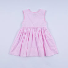 Pink princess hand smocked plaid dress - ARIA KIDS