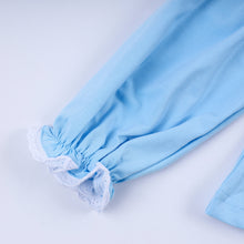 Blue nativity hand smocked bloomer set - ARIA KIDS
