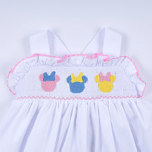 White character ruffle dress - ARIA KIDS