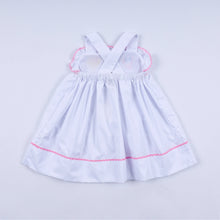 White character ruffle dress - ARIA KIDS