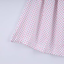 Red gingerbread hand smocked ruffle pants set - ARIA KIDS