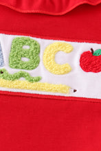 Red french knot ABC apple pencil boy set - ARIA KIDS