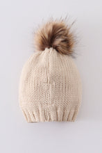 Hand embroidered pom pom beanie hat mommy&me - ARIA KIDS