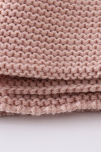 Pink baby knitted soft blanket - ARIA KIDS