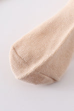Beige Knit lace girls socks - ARIA KIDS