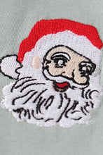 Green santa claus embroidery dress - ARIA KIDS