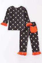 Halloween bat print girl set - ARIA KIDS