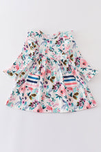 Floral print ruffle dress - ARIA KIDS