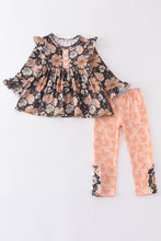 Floral print ruffle girl set - ARIA KIDS