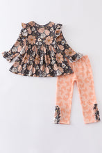 Floral print ruffle girl set - ARIA KIDS