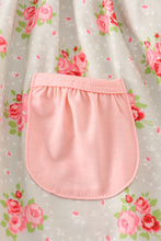 Pink floral print pocket girl set - ARIA KIDS