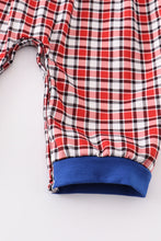 Navy truck applique boy romper - ARIA KIDS