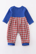 Navy truck applique boy romper - ARIA KIDS