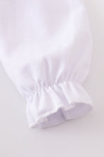 White nativity embroidery girl bubble - ARIA KIDS