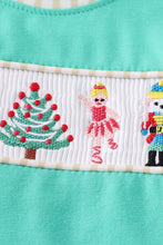 Pink stripe nutcracker smocked boy bubble