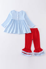 Santa milk cookies applique girl set
