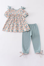 Floral print girl pants set - ARIA KIDS