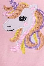 Pink unicorn embroidery ruffle girl romper - ARIA KIDS