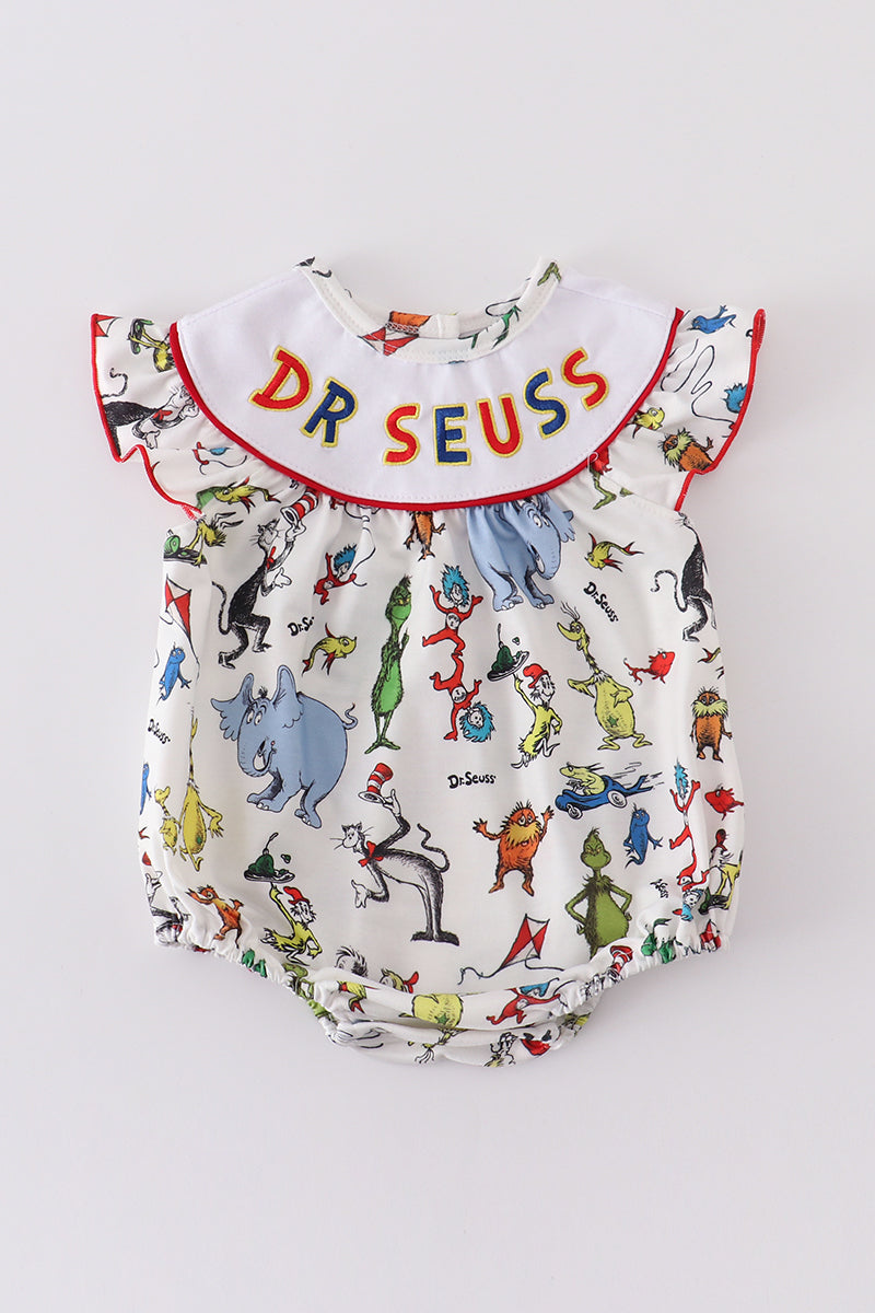 Dr.Seuss embroidery girl bubble - ARIA KIDS