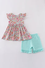 Pink floral print set - ARIA KIDS