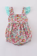 Pink floral print bubble - ARIA KIDS