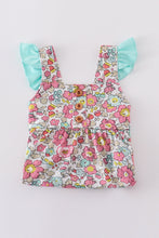 Pink floral print bubble - ARIA KIDS