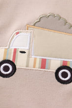 Khaki truck applique bubble - ARIA KIDS