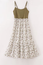 Sage duck mom dress - ARIA KIDS