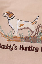 Daddy's hunting buddy embroidery boy top - ARIA KIDS