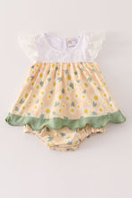 Yellow floral lace bubble - ARIA KIDS