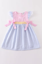 Pink stripe seersucker dress - ARIA KIDS