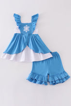 Blue frozen smocked girl set - ARIA KIDS