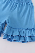 Blue frozen smocked girl set - ARIA KIDS