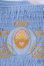 Blue Cinderella smocked girl set - ARIA KIDS