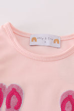 Pink slipper sequin mom&me dress - ARIA KIDS