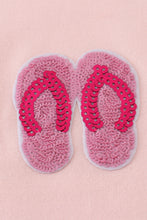 Pink slipper sequin mom&me dress - ARIA KIDS