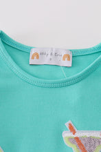 Mint taco mojito sequin mom&me dress - ARIA KIDS
